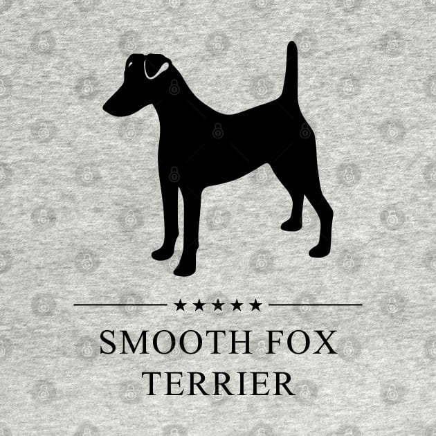 Smooth Fox Terrier Black Silhouette by millersye